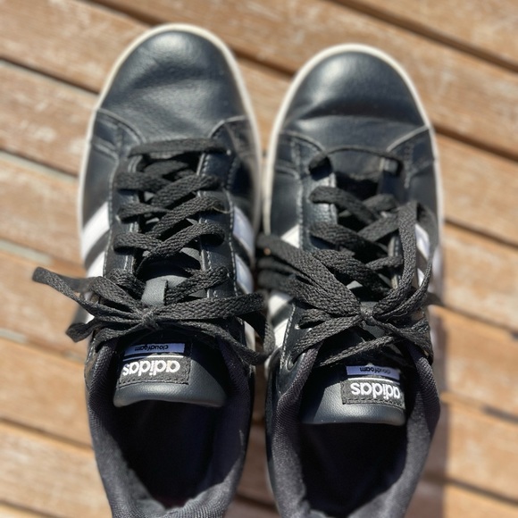 Adidas Cloudfoam Black Women's Sneakers 6.5 - Picture 6 of 6